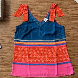 Bright and colorful wide width tank